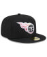 Фото #10 товара Men's Black Tennessee Titans 2023 NFL Crucial Catch 59FIFTY Fitted Hat