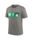 Men's Gray Chicago Cubs Win Scoreboard Hometown Tri-Blend T-shirt