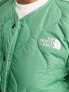 Фото #7 товара The North Face Ampato long quilted liner jacket in sage green Exclusive at ASOS