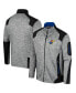 ფოტო #1 პროდუქტის Men's Gray Kansas Jayhawks Silberman Color Block Full-Zip Jacket