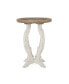 Фото #1 товара Enchanting French Country Accent Table with Hourglass Base