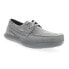 Фото #2 товара Propet Viasol Lace Boat Mens Grey Casual Shoes MCX042CGRY