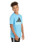 ფოტო #7 პროდუქტის Big Boys Short Sleeve Two-Color Logo T-Shirt