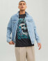 Jack & Jones 023 denim jacket in blue Blauer Denim 2, XS - фото #8