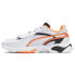 Фото #3 товара Puma RsConnect Flagship Lace Up Mens White Sneakers Casual Shoes 38360501