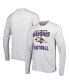 Фото #2 товара Men's Heathered Gray Baltimore Ravens Dozer Franklin Long Sleeve T-shirt