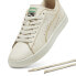 Фото #4 товара Puma Clyde Coffee 39724001 Mens Beige Leather Lifestyle Sneakers Shoes