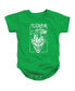 ფოტო #1 პროდუქტის Baby Girls Baby Joker Storm On Green Snapsuit