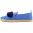 Фото #4 товара TOMS Deconstructed Alpagarta Tassel Slip On Womens Blue Flats Casual 10012213