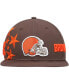 Фото #3 товара Men's Cleveland Browns Brown Stars Snapback Hat