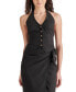 Фото #1 товара Женская жилетка Steve Madden Wolfe Button-Front Tailored