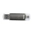 Фото #3 товара hama Laeta Twin USB флеш накопитель 128 GB USB Type-A / Micro-USB 2.0 Серый 00114872