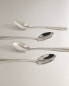 Pack of classic dessert spoons (pack of 4) Серый, 12 x 15 x 2.5 cm - фото #7