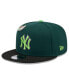 Фото #3 товара Men's Green/Black New York Yankees Sour Apple Big League Chew Flavor Pack 9FIFTY Snapback Hat