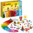 Фото #1 товара LEGO 11029 Classic Party Creative Building Set Building Blocks Box, Family Games to Play Together, Contains 12 Mini Building Blocks: Teddy Bear, Clown, Unicorn, Fun for All Ages 5+
