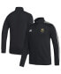 Фото #1 товара Men's Black Vegas Golden Knights Raglan Full-Zip Track Jacket