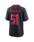 Фото #3 товара Nike Men's Will Anderson Jr. Navy Houston Texans 2nd Alternate Game Jersey