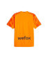 ფოტო #2 პროდუქტის Men's Orange AC Milan 2023/24 Replica Short Sleeve Goalkeeper Jersey