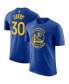 ფოტო #1 პროდუქტის Men's Stephen Curry Royal Golden State Warriors Icon 2022/23 Name and Number T-shirt