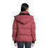 Фото #4 товара Canada Weather Gear Classic Cloud Puffer Jacket with Hood Womens M Mahroon Solid