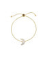 Фото #1 товара Adjustable Gold Moon Bracelet