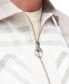 Фото #3 товара Men's Ettrick Long Sleeve Zip-Front Tartan Twill Overshirt