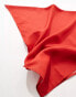 ASOS DESIGN plain headscarf in red