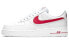 Nike Air Force 1 Low 7 低帮 板鞋 男女同款 白红 / Кроссовки Nike Air Force AO2423-102 43 - фото #1