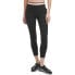 DKNY Sport Women's Multi-Stripe Elastic Leggings (Medium) Black