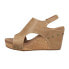 Фото #5 товара Corkys Tiffanee Studded Wedge Womens Brown Casual Sandals 41-0266-TPSM