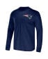 Фото #3 товара Men's NFL x Darius Rucker Collection by Navy New England Patriots Team Long Sleeve T-shirt