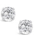 ფოტო #9 პროდუქტის Gemstone Stud Earrings in 10k White Gold