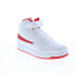 Фото #4 товара Fila A-High 1CM00540-128 Mens White Synthetic Lifestyle Sneakers Shoes