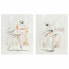 Фото #1 товара Картина DKD Home Decor 80 x 3,7 x 100 cm Балерина романтик (2 штук)