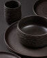 Shosai Stoneware 16 Pieces Dinnerware Set, Service for 4