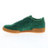 Фото #13 товара Reebok Club C 85 Mens Green Suede Lace Up Lifestyle Sneakers Shoes
