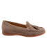 Фото #1 товара Trotters Dawson T2254-258 Womens Brown Narrow Leather Loafer Flats Shoes