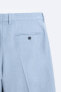 Фото #10 товара Костюмные брюки из рельефной ткани ZARA