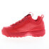 Fila Disruptor II Premium 5XM01763-600 Womens Red Lifestyle Sneakers Shoes 6