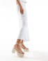 Truffle Collection chunky heel sandals in off white Белый, 40 - фото #2