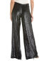 Фото #2 товара Emily Shalant Sequin Full Palazzo Pant Women's