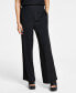 Women's Textured Wide-Leg Pants, Created for Macy's