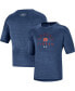 ფოტო #1 პროდუქტის Big Boys Heather Navy Auburn Tigers Vent Tech Mesh Performance T-shirt