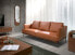 Фото #2 товара 3-Sitzer-Sofa aus Leder mit Stahlbeinen