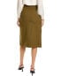 Piazza Sempione Wool-Blend Pencil Skirt Women's Green 40