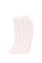 Kadın 3'lü Pamuklu Patik Çorap Y6649azns