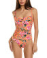 Фото #1 товара Nicole Miller Bandeau One-Piece Women's