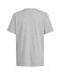 ფოტო #6 პროდუქტის Big Boys Short Sleeve Chrome Logo Heather T-Shirt