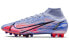 Фото #2 товара Кроссовки футбольные Nike Superfly 8 Elite KM AG Мбаппе Устойчивые и амортизирующие, унисекс, фиолетово-красные