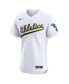 Фото #2 товара Men's White Oakland Athletics Home Elite Jersey